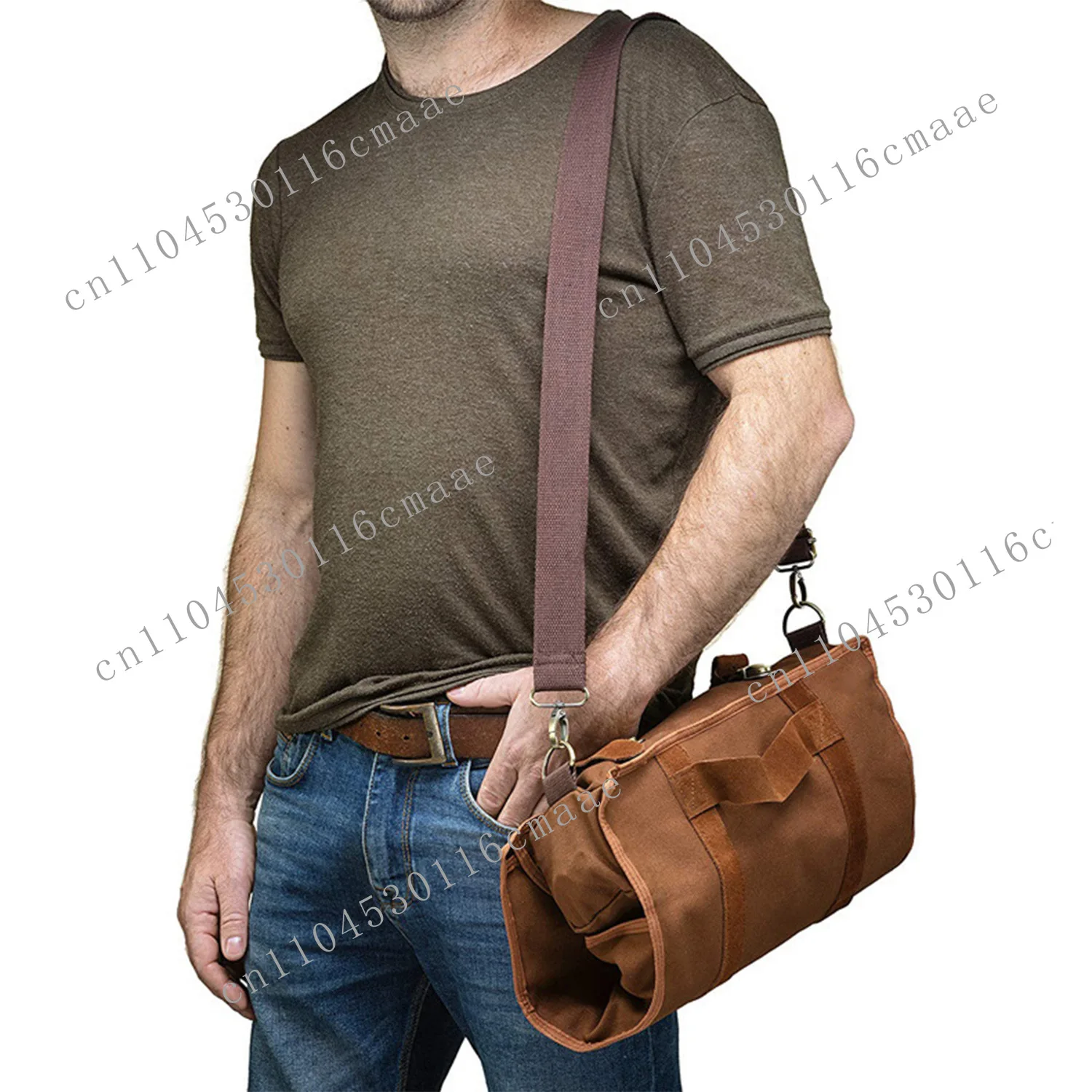 One shoulder bartending utensil storage bag canvas bartending tool storage bag is multifunctional and portable