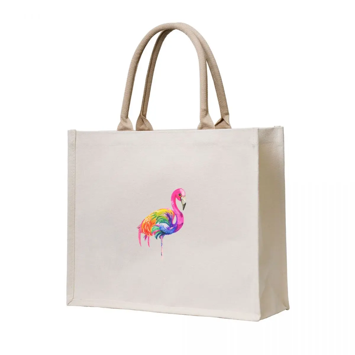 

Rainbow Flamingo Tote Bag Women bags sac pour femme personalized tote bag Eco bag