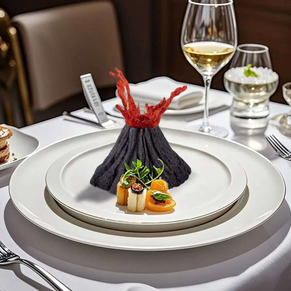 

Creative Elegant 3D Volcano Silicone Mold Funny Handicraft Aroma Plaster Candle Moulds DIY Crafts Baking Cake Tools Party Favors