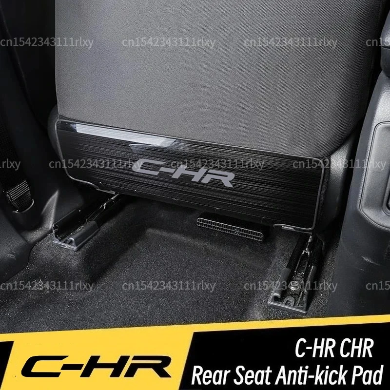 C-HR CHR سيارة الداخلية المقعد الخلفي مكافحة ركلة غطاء مراتب مضاد للماء عالي الجودة اكسسوارات السيارات الداخلية لوحة سوداء لوحة تعديل الديكور