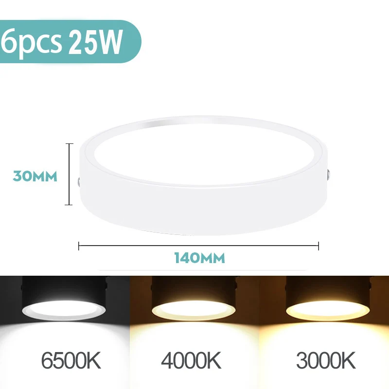 Mini LED Plafondlamp Led Plafond Down Light 5/10/25W Spot Led Home Verlichtingsarmatuur Keuken Paneel Licht voor Woonkamer Slaapkamer