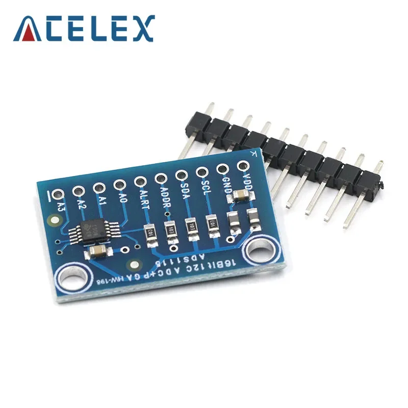 ADS1115 Ultra-Compact 16-Bit Precision Analog-to-Digital Converter ADC Development Board Module