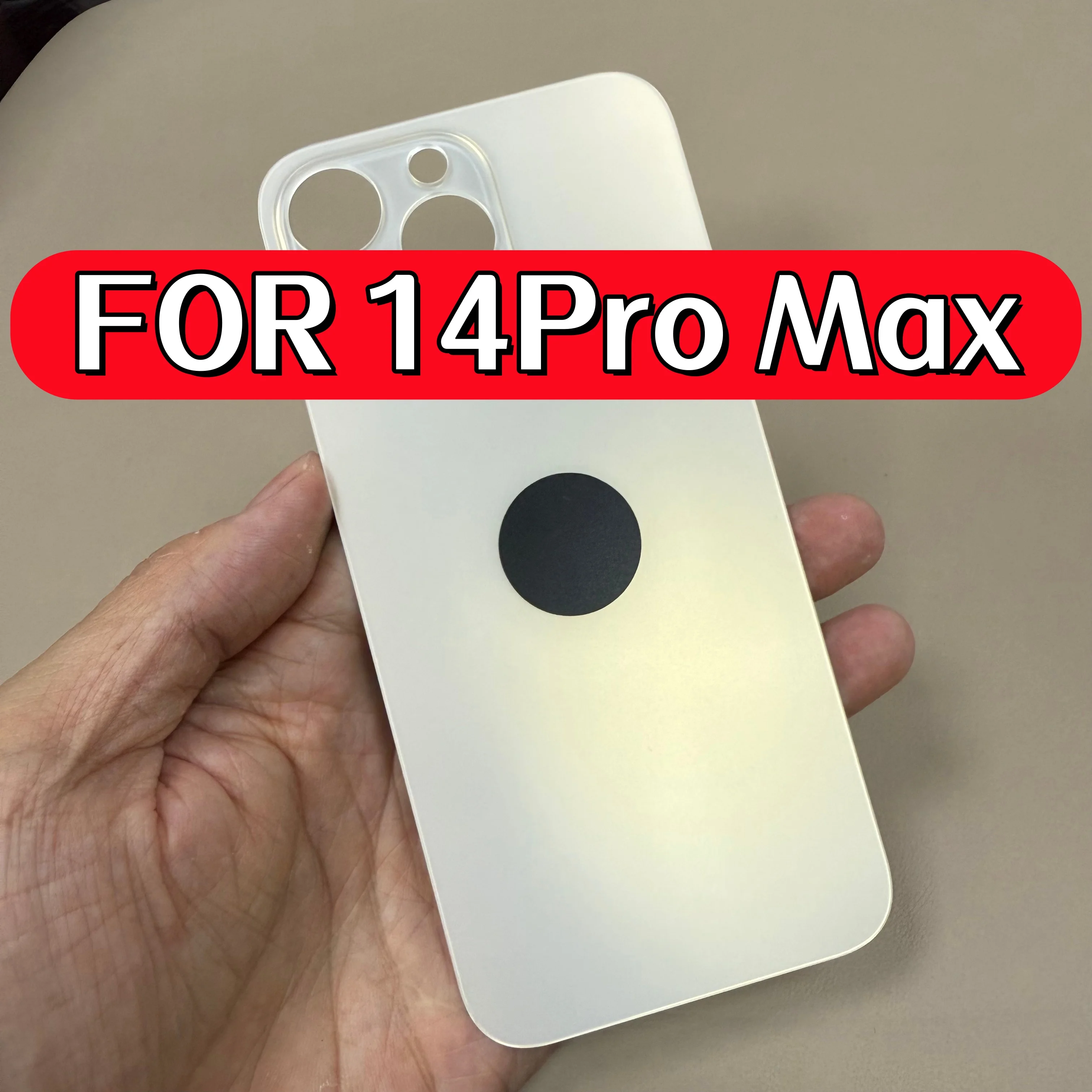 1Pcs Rear Back Cover Glass For iPhone 14 Pro Max Replacement Housing Shell Repair Parts For iPhone14PM Rear Glass Panel image 5