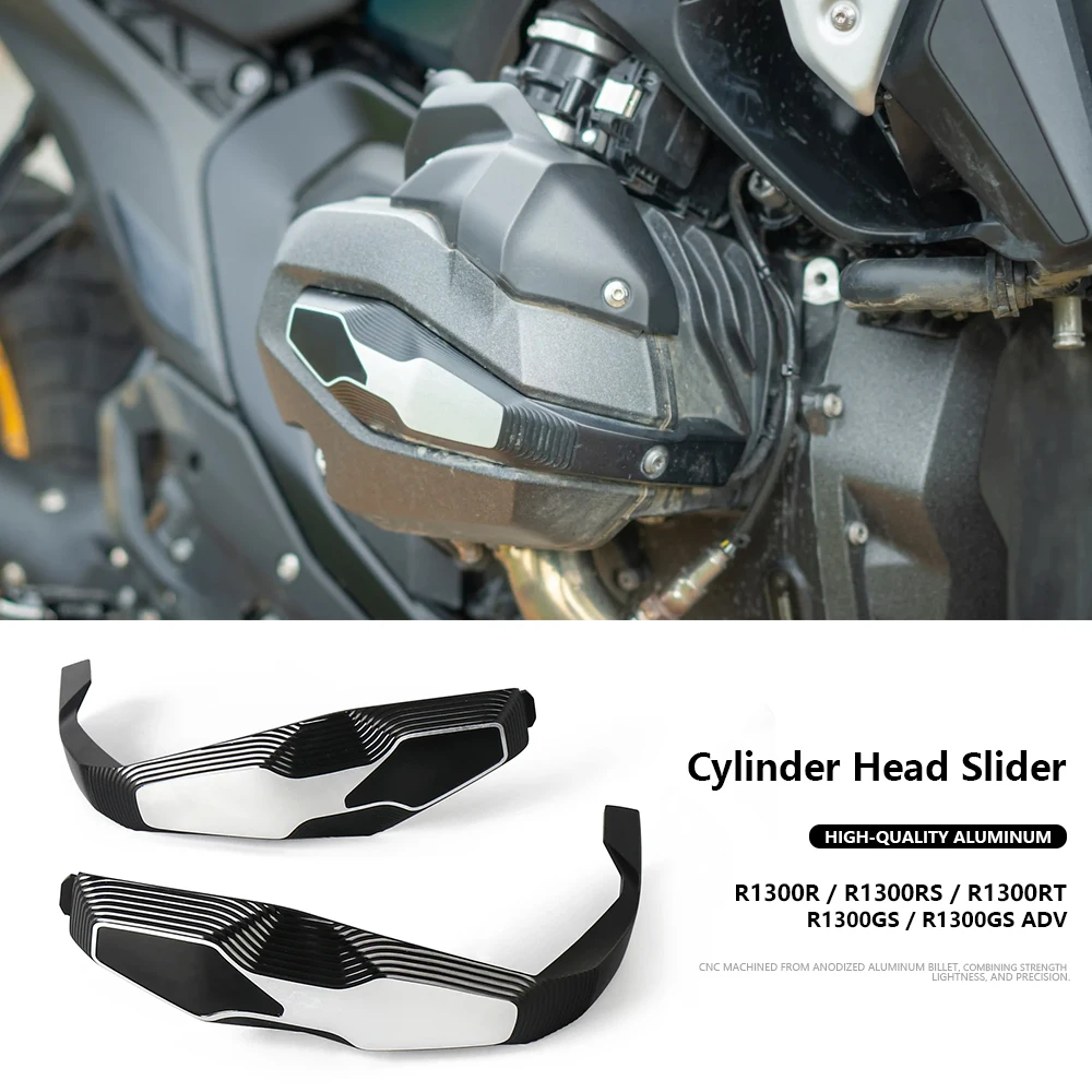 

Motorcycle Cylinder Head Cover For BMW R 1300 GS R1300GS Adventure 2024 R1300R R1300RT Cylinder Head Slider R1300RS Engine Cover