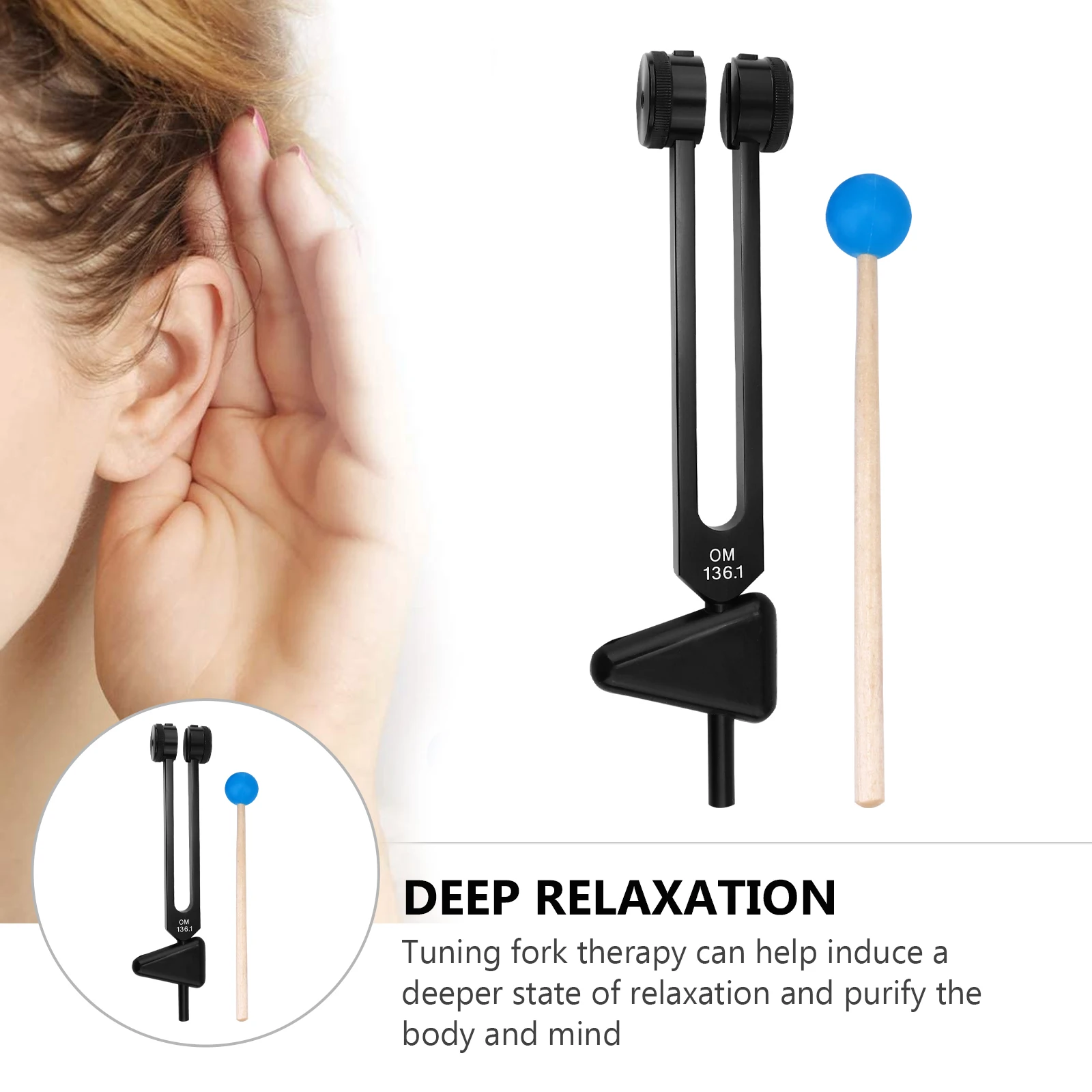 

Yoga Tuner Fork Set Aluminum Alloy Turning Healing Tuning Metal Medical Instrument