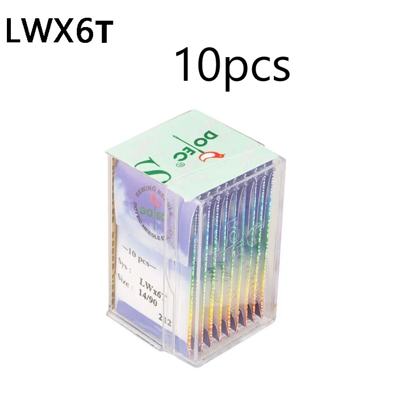 10pcs DOTEC LWX6T Industrial Sewing Machine Stainless Steel Needle