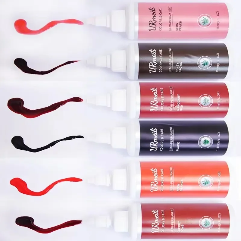 

118ml Hair Dye Semi-Permanent Color Natural Non-sticky Hair Healing Dye Cream Long Lasting Multi-Colors for Women Men