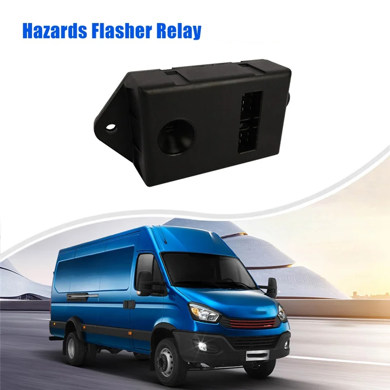 

24V 13P Hazards Flasher Relay Black Relay ABS Relay For Iveco Central Electric Unit 500321679