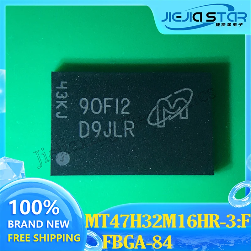 

MT47H32M16HR-3:F MT47H32M16 часть Mark D9JLR BGA84 DDR2 чип памяти 100% новый и оригинальный IC
