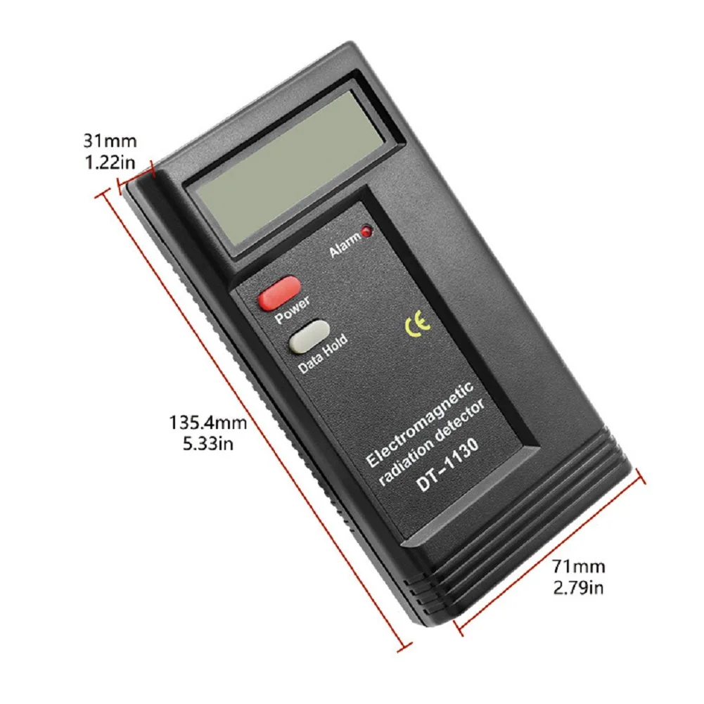 DT-1130 전자기 방사선 탐지기, 가전제품용 새로운 휴대용 자기장 방사선 EMF 탐지기.