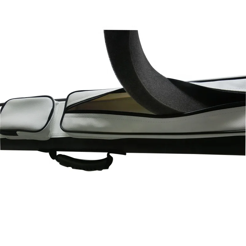 

2B2S Pool Cue Hard Case Nylon/PU Leather Billiard Cue Stick Carrying Case