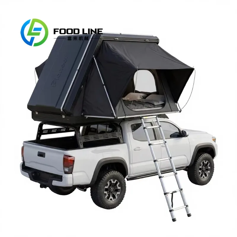 Truck Camper Demountable Pop Up Off Road Reinforced Skid Plate Protects Chassis On Forest Trail And Rough Outdoor Adventure