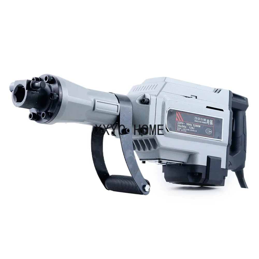 Electric Demolition Jack Hammer Drill with 3 Chisels Heavy-Duty Jackhammer Concrete Breaker Chipping Impact Picks