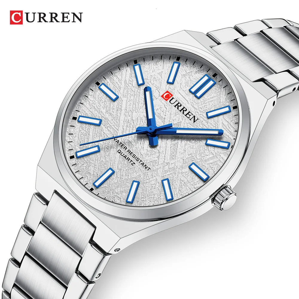 CURREN Fashion Men's Calendar Quartz Watch Luxury Men Business Watches For Mens Clock Reloj Hombre（Without Box）