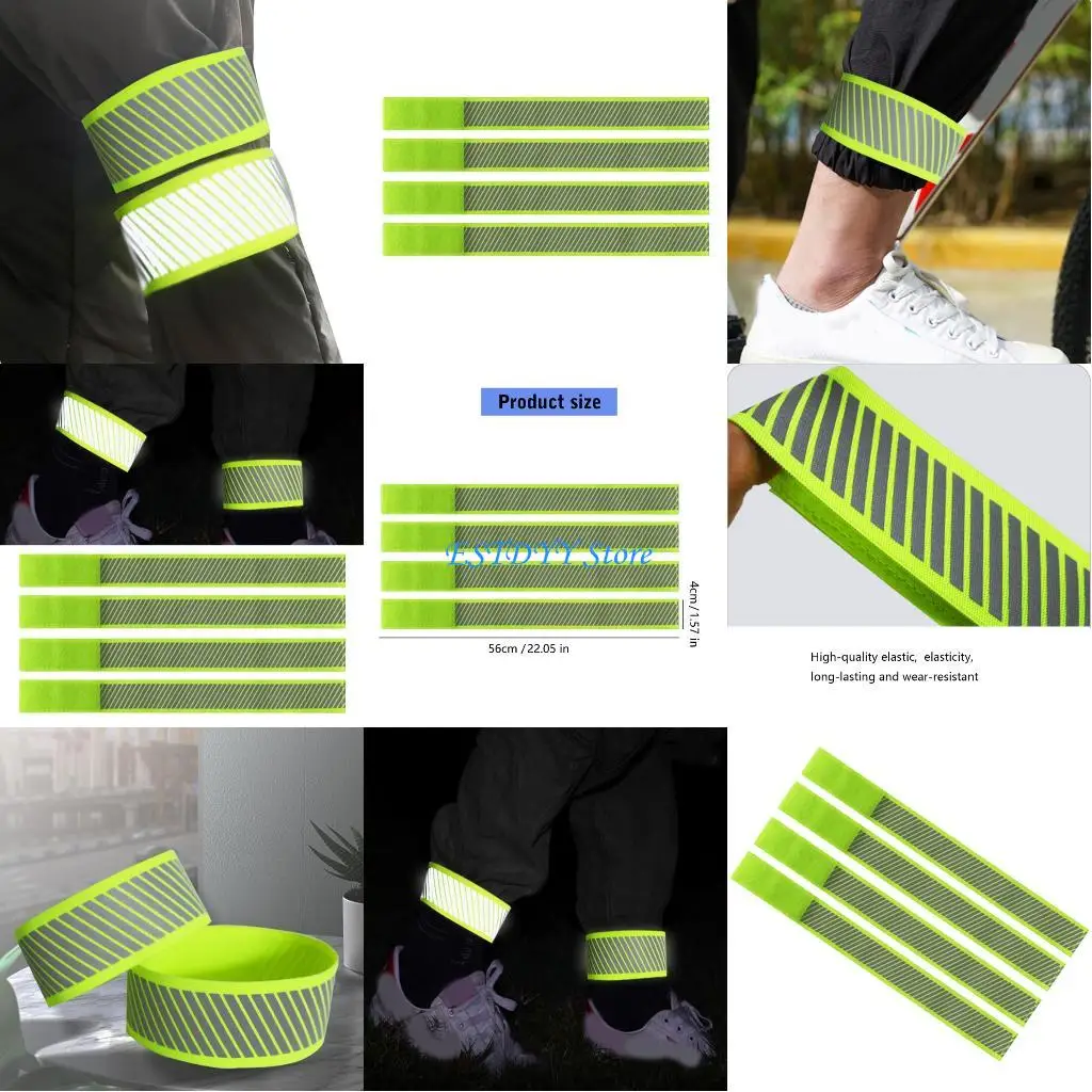 

G6DE Waterproof Nylon Construction Wristband for Hiking Biking and Emergency Use Multipurpose Reflective Armband Wrist Strap