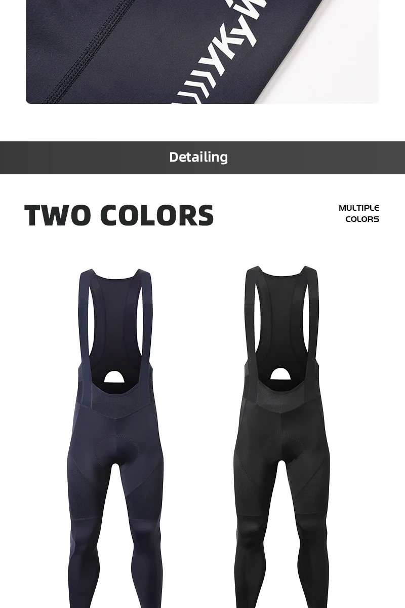 YKYW Herren Frühling Herbst Lange Radhose Radfahren Trägerhose Lange Hose Trägerhose Rennradhose Trägerhose Fahrrad Trägerhose – Detail 13