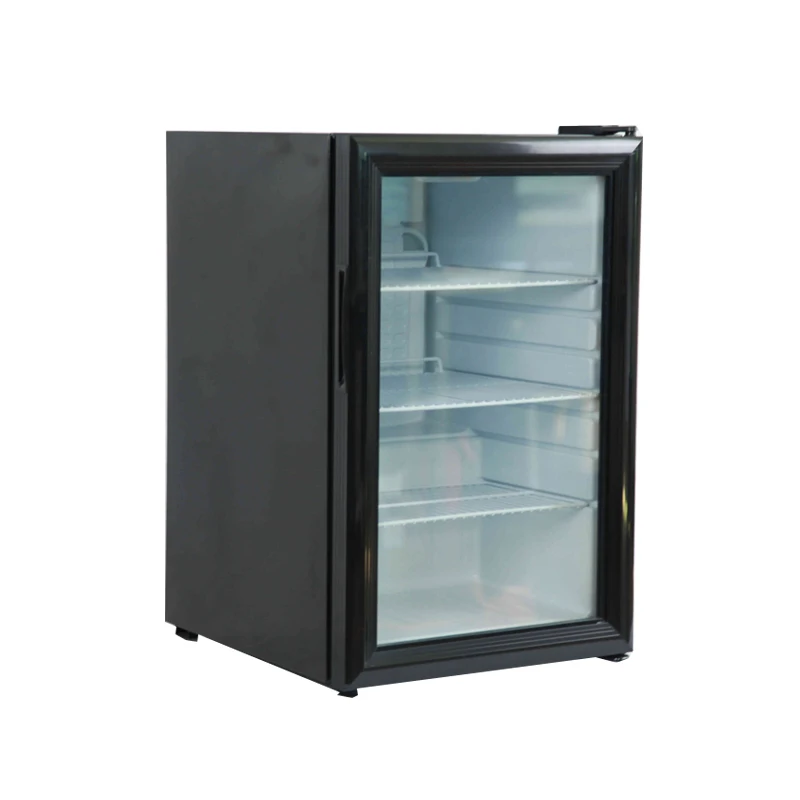 70L Glass Door Mini Refrigerator Beverage Display Cooler