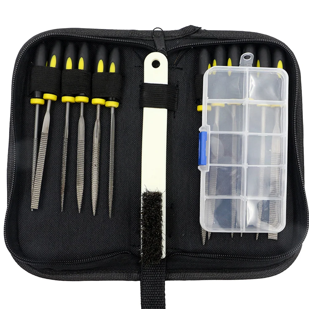 

15Pcs Woodworking Rasp File Kit Strong Durability Rasp-Cut Teeth for Shaping Wood Metals Plastics Wood File