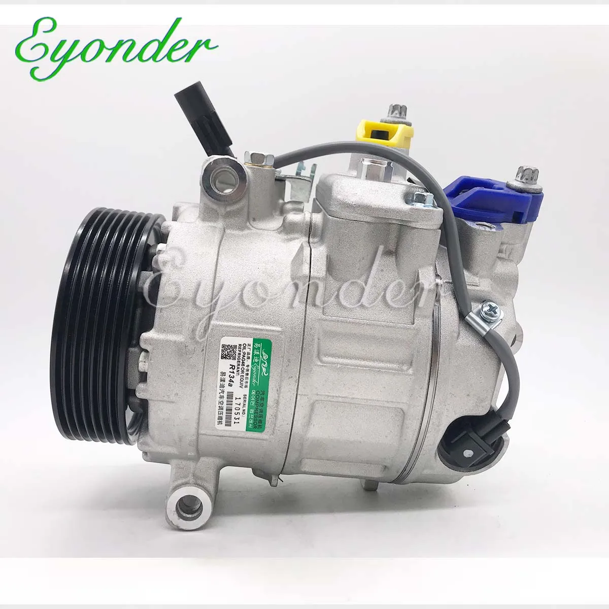 AC A/C Air Conditioning Compressor for BMW E60 535I 535XI 3.0L L6 64529195721 64526980085 64529174804 4471907925 4471907920