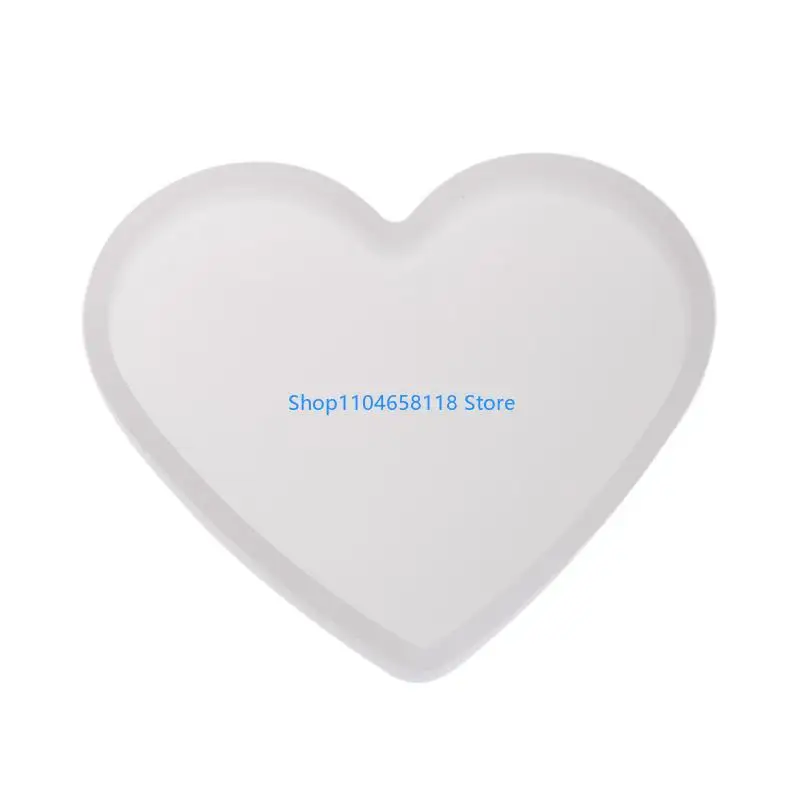 Love Heart Shaped Silicone Mold Crystal Epoxy Resin Mould Flower Pot Mould