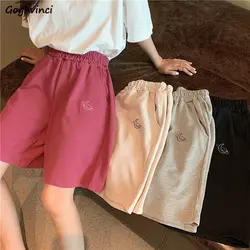 여성 자수 반바지, 탄성 사랑스러운 소녀, 한국 스타일, 달콤한 학생, 하라주쿠, 다채로운 심플, 핫 세일