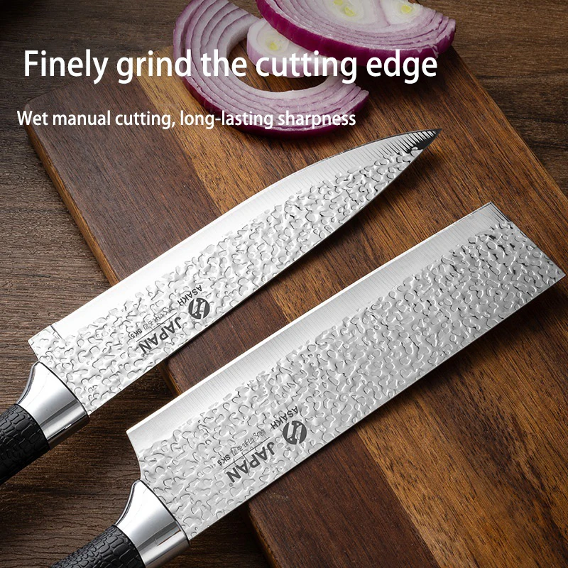 Stainless steel chef's knife, sharp kitchen cutting knife, fruit and vegetable peeler high-hardness meat and fruit cutting knife - view 5