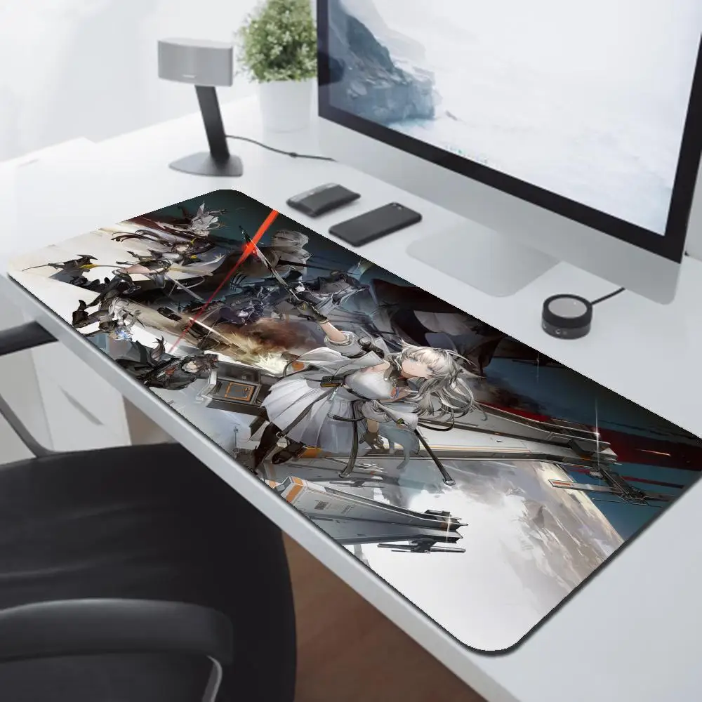 

Hot selling Anime Arknights Mouse Pad Anime Girl Non-Slip E-Sports Mouse Mat Premium Mousepad Keyboard Mats Many people like it