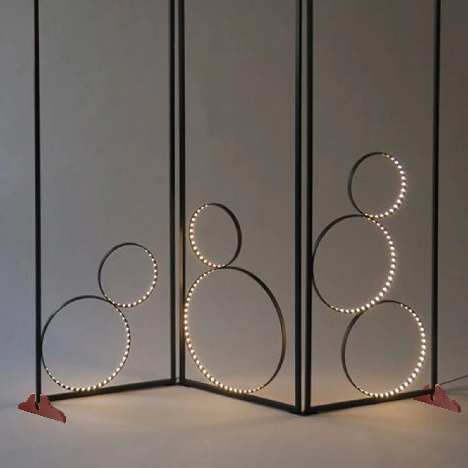 Room Divider Stand Base Household Bracket Screen Partition Support Privacy Space Office Home Area Separator Efficient Practical