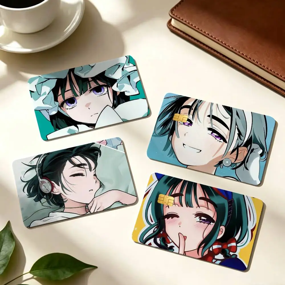 C-Cute S-Sua A-Alien S-Stage 1Set 4Pcs Waterproof Card Skin Stickers for Credit Bus IC Cards