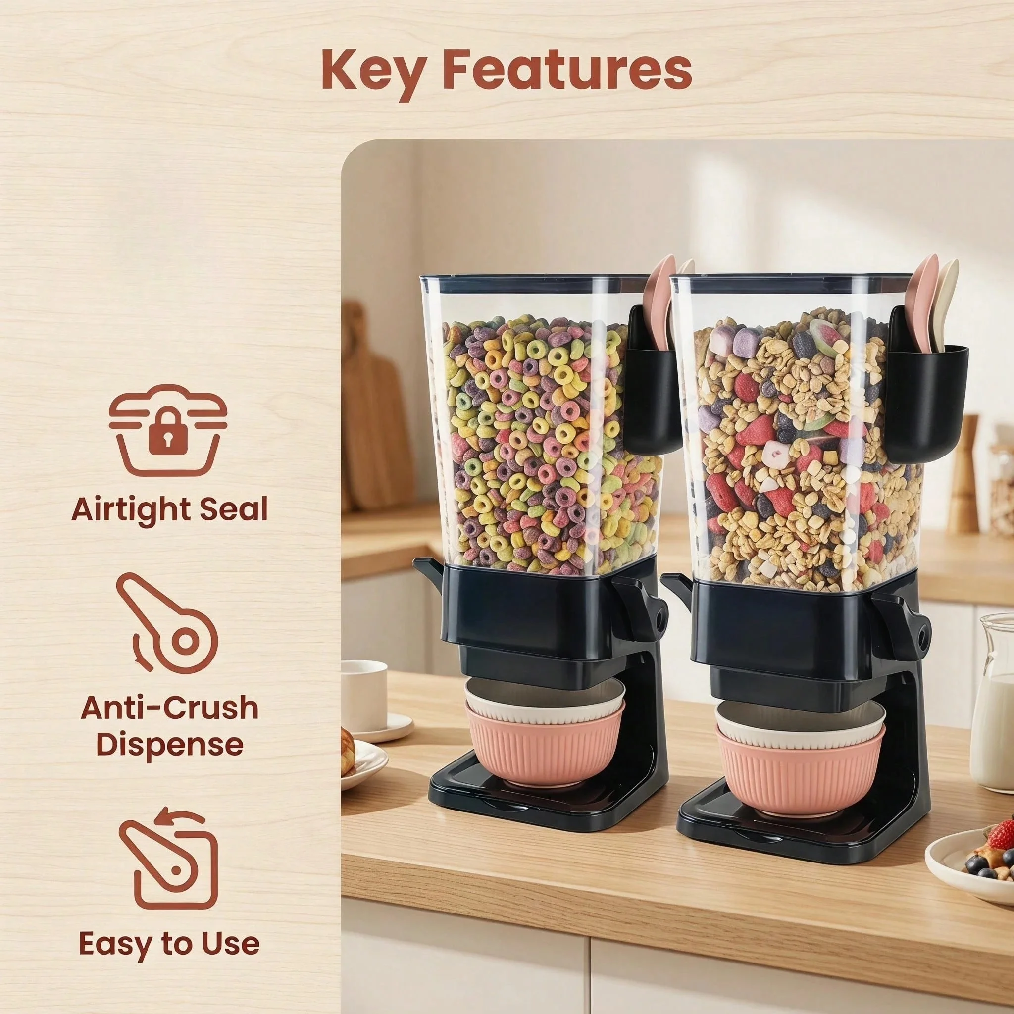 Distributeur de céréales avec  - Food Storage No Pantry avis et prix