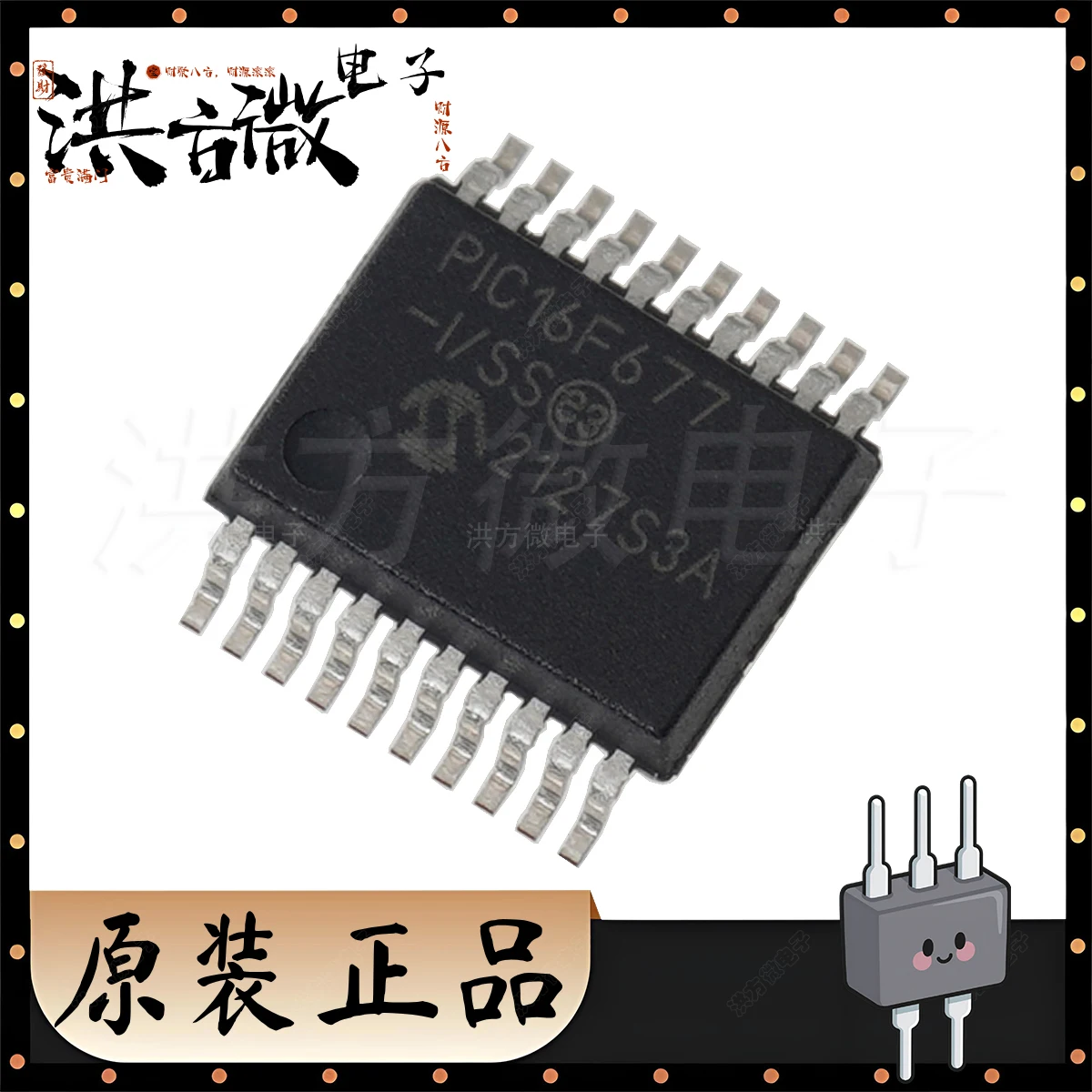 

PIC16F677-I/SS SSOP-20-208mil НОВЫЙ Оригинальный 20-контактный микроконтроллер с CMOS-памятью Flash, 20 МГц, 8 бит, 3,5 КБ Flash, 256 байт, микросхема IC