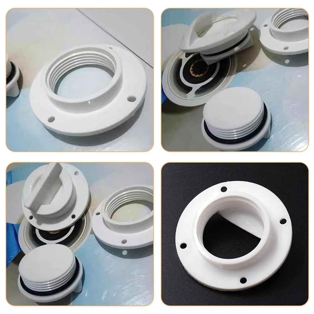 

Plastic Boat Scupper Fitting Marine Grade Durable Drain Valve for Hull Bottom Discharge Deck Cabin Outlet Effluent Scupper