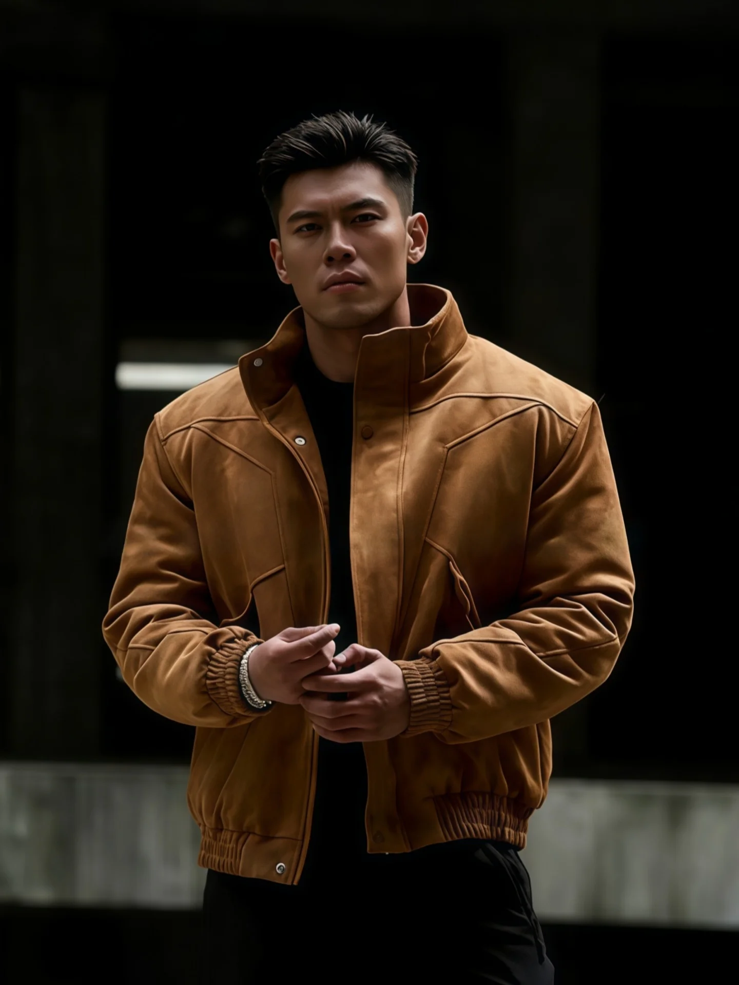 

Мужская утепленная хлопковая куртка с воротником-стойкой, замшевая верхняя одежда, зимняя теплая куртка на молнии, повседневная молодежная модная модель