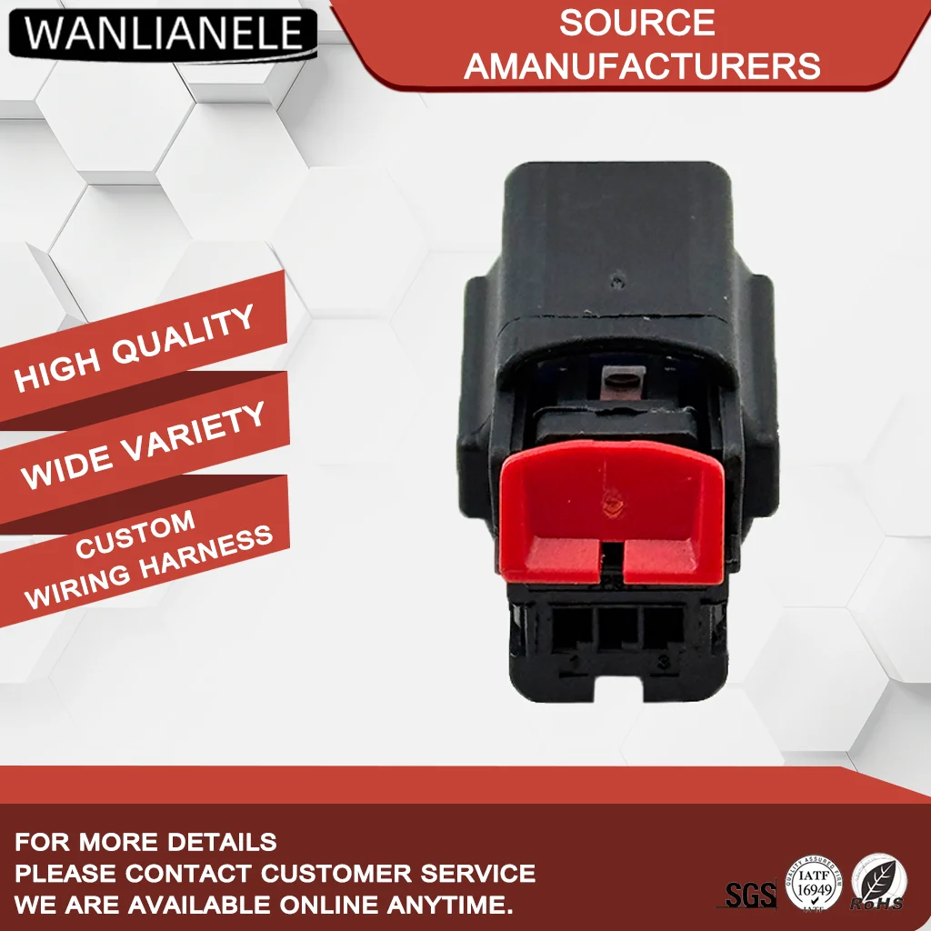50 Sets 3 Pin Sealed Waterproof Female electrical cable connectors Auto Connector Car Connector 31404-3110