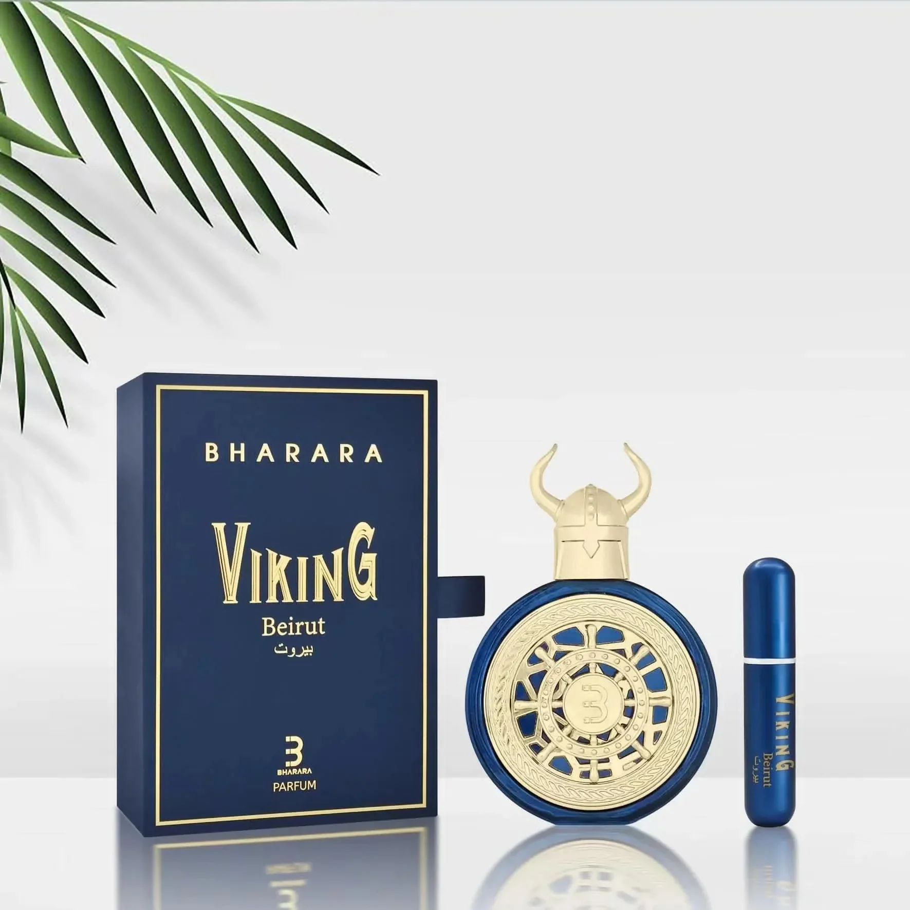 

Парфюмерная вода Bharara Viking Beirut EDP 3.4oz, древесно-амберный унисекс-аромат, стойкий запах, праздничный подарок для него и для нее