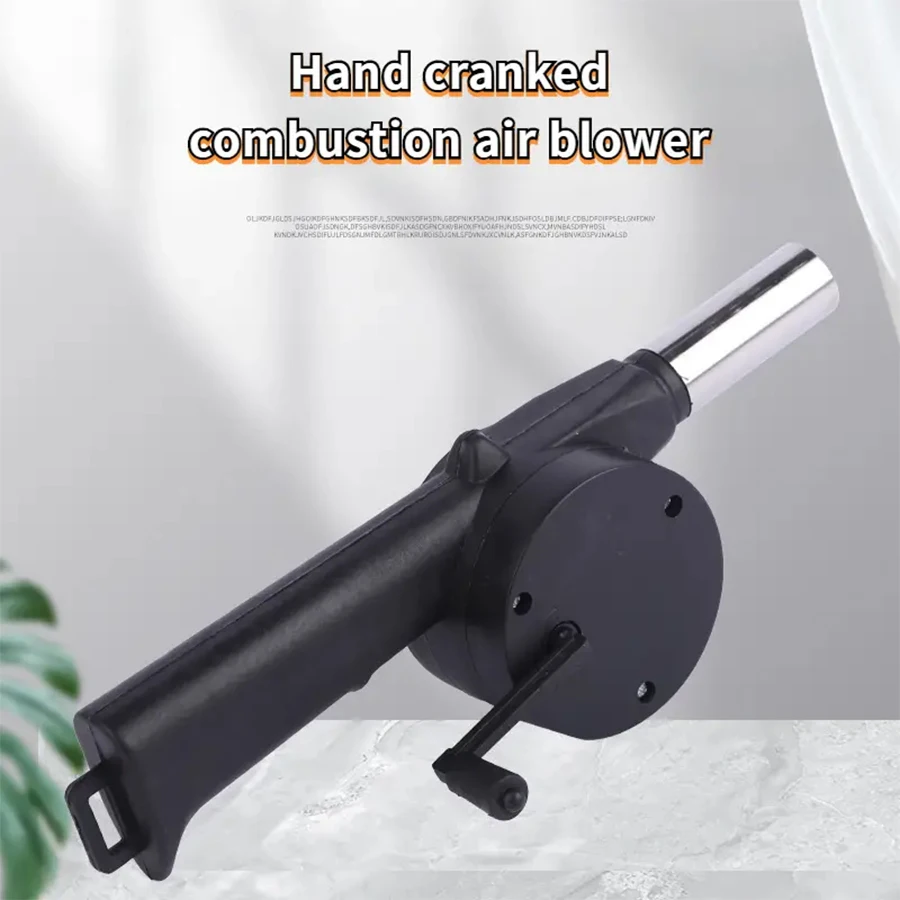 1 Piece Hand Blower Small Manual Hair Dryer Barbecue Combustion Portable Mini Outdoor Home Picnic Barbecue