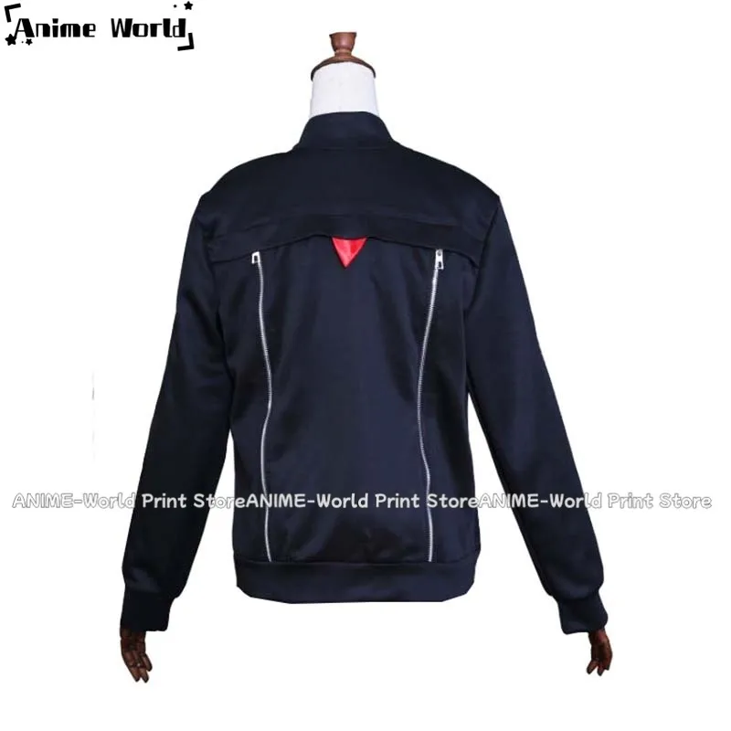 《Custom Size》Vtuber Cosplay Costume Kuzuha Virtual YouTuber Black Bat Jacket Casual Wear Coat Christmas Halloween Gift