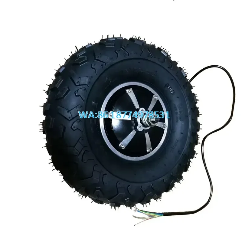 Wmwmnu for Wheelbarrow Hub Motor High Torque 24V 36V 48V 350W 500W 14.5inch Off-Road Tires