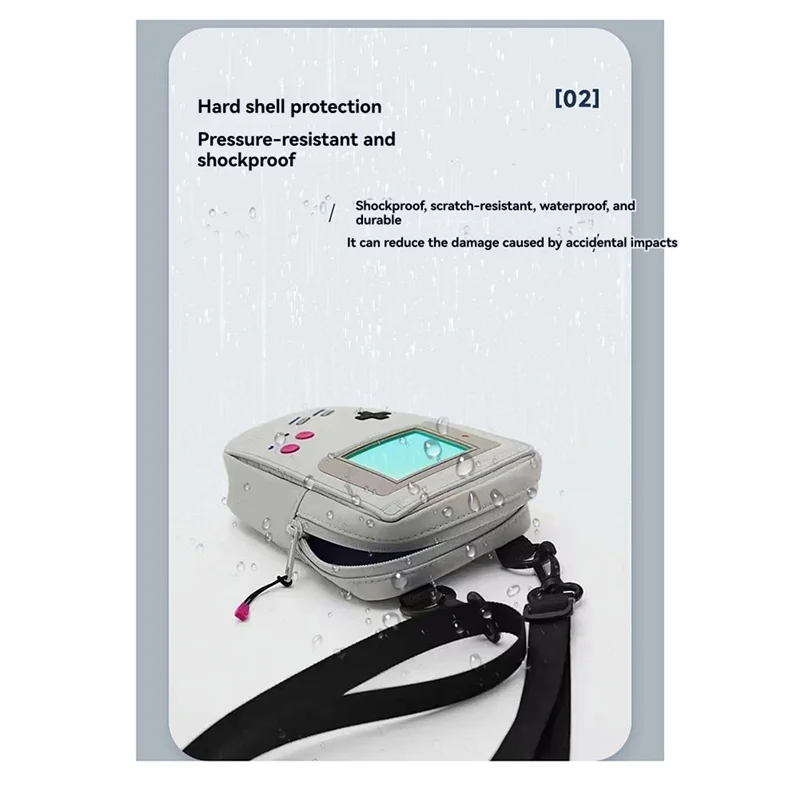 DIGIT-EVA Game Console Shaped Shoulder Bag Small Messenger Bag For Everyday Use Purse For Game Enthusiasts