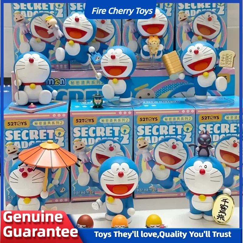 

Подлинные секретные гаджеты Doraemon серии 2,0, слепая коробка, загадочная игрушка-сюрприз, фигурка куклы, украшения, забавный подарок на день рождения
