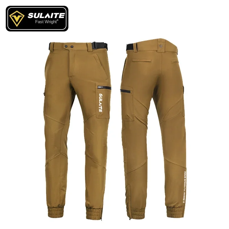 SULAITE Motorcycle Pants Winter Windproof Warm Riding Pants for Men's and Women's Riding Gear Cyclists Outdoor Casual Overalls