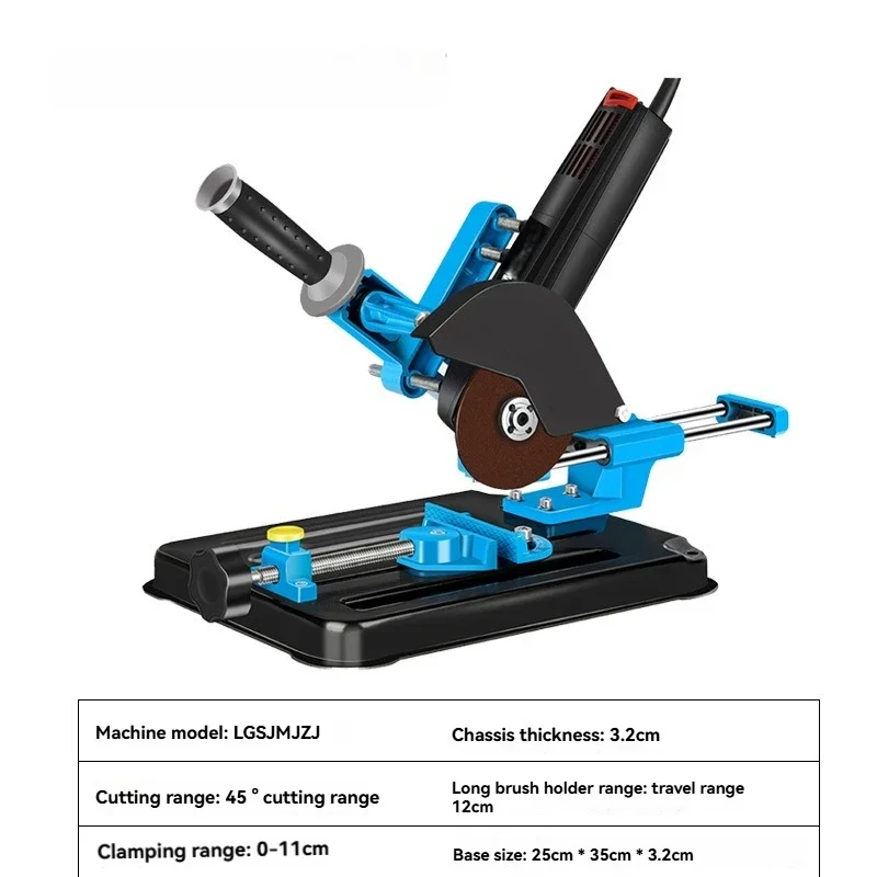 support-de-fixation-pour-meuleuse-d'angle-support-de-fixation-polyvalent-pour-petite-machine-de-decoupe-modifiee