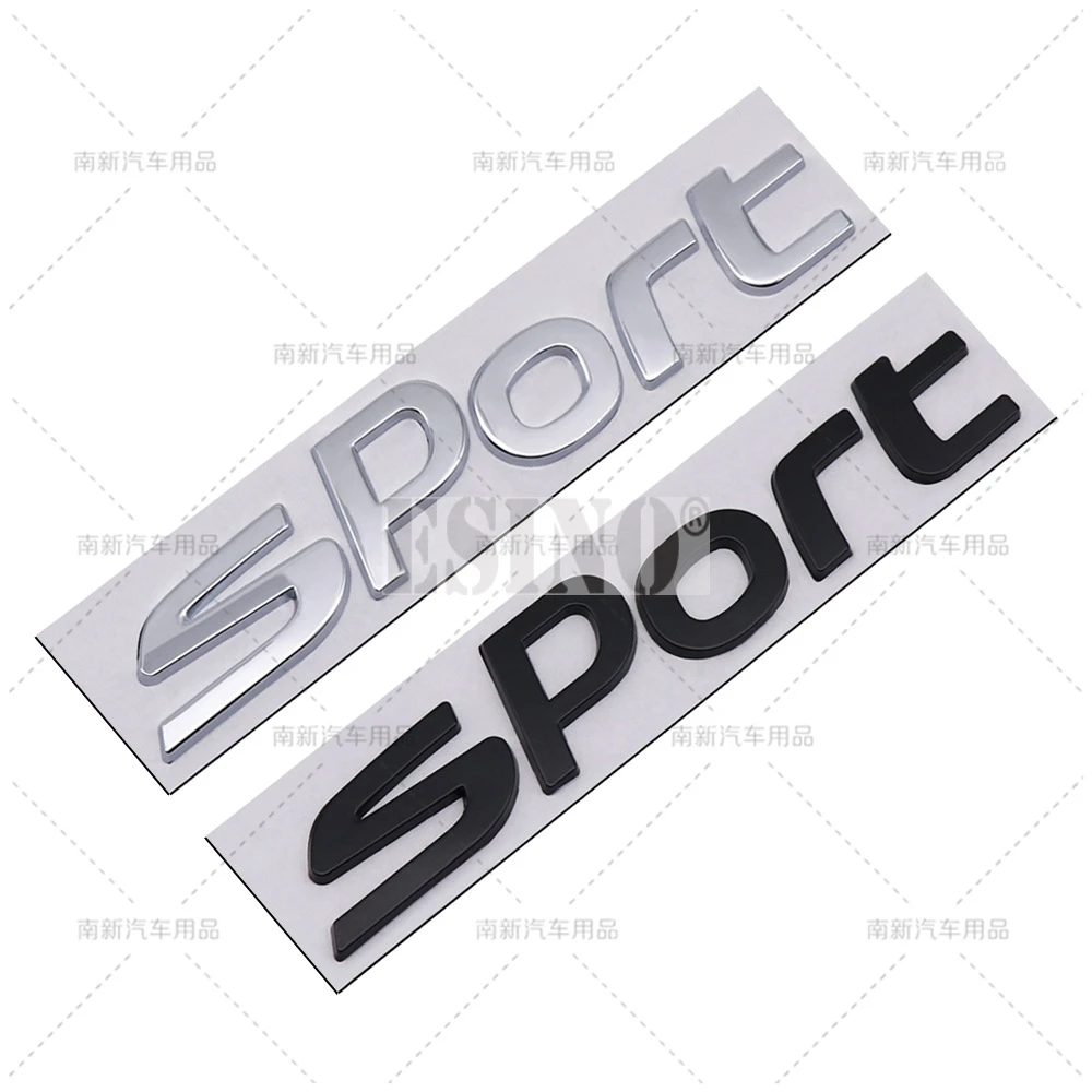 Car Styling 3D Sport Metal Zinc Alloy Car Badge Body Fender Adhesive Emblem for KIA Forte Optima Picanto Stinger Sorento K5 view 2
