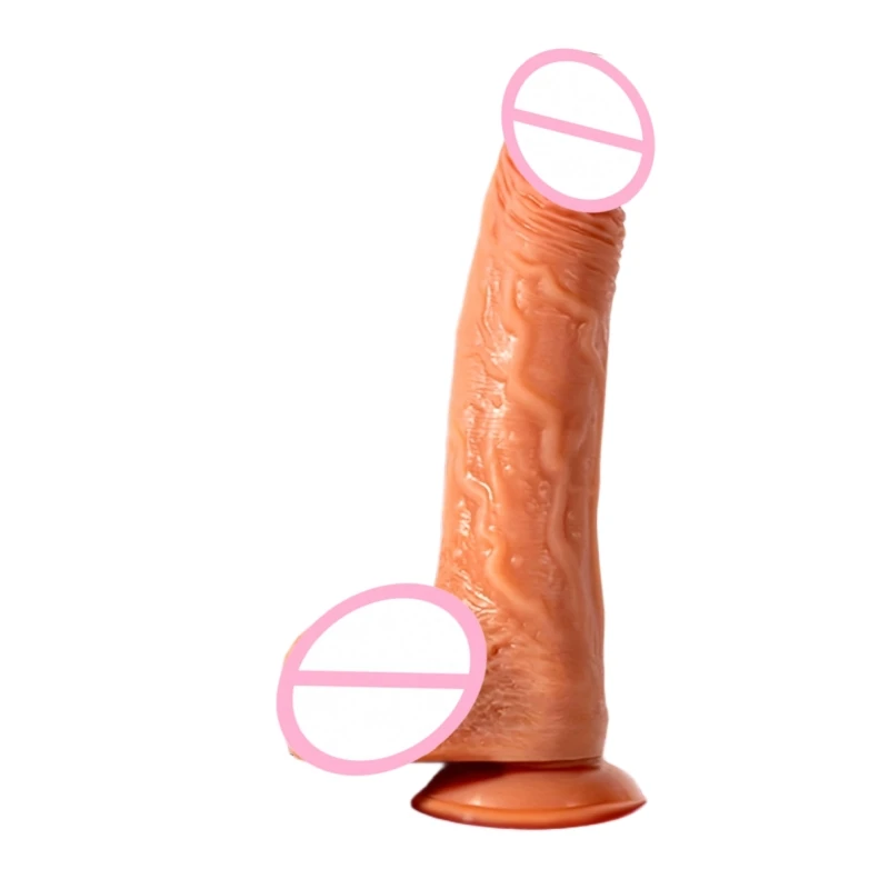 Heating Penis Anal Silicone Vibrator Large Dick Dildo Adult Sex Toy Realistic Vibrating Dildo for Women Masturbation