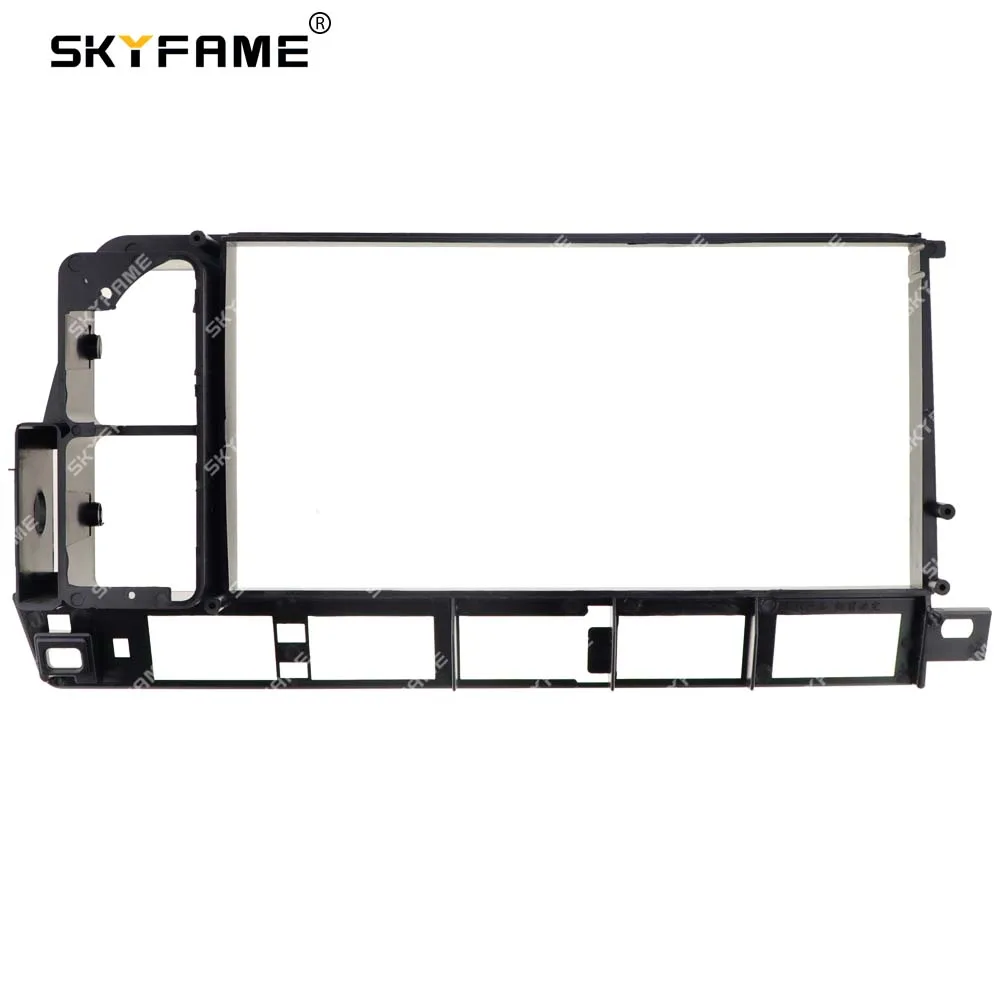 SKYFAME Car Frame Fascia Adapter Android Radio Dash Fitting Panel Kit For Volkswagen Santana