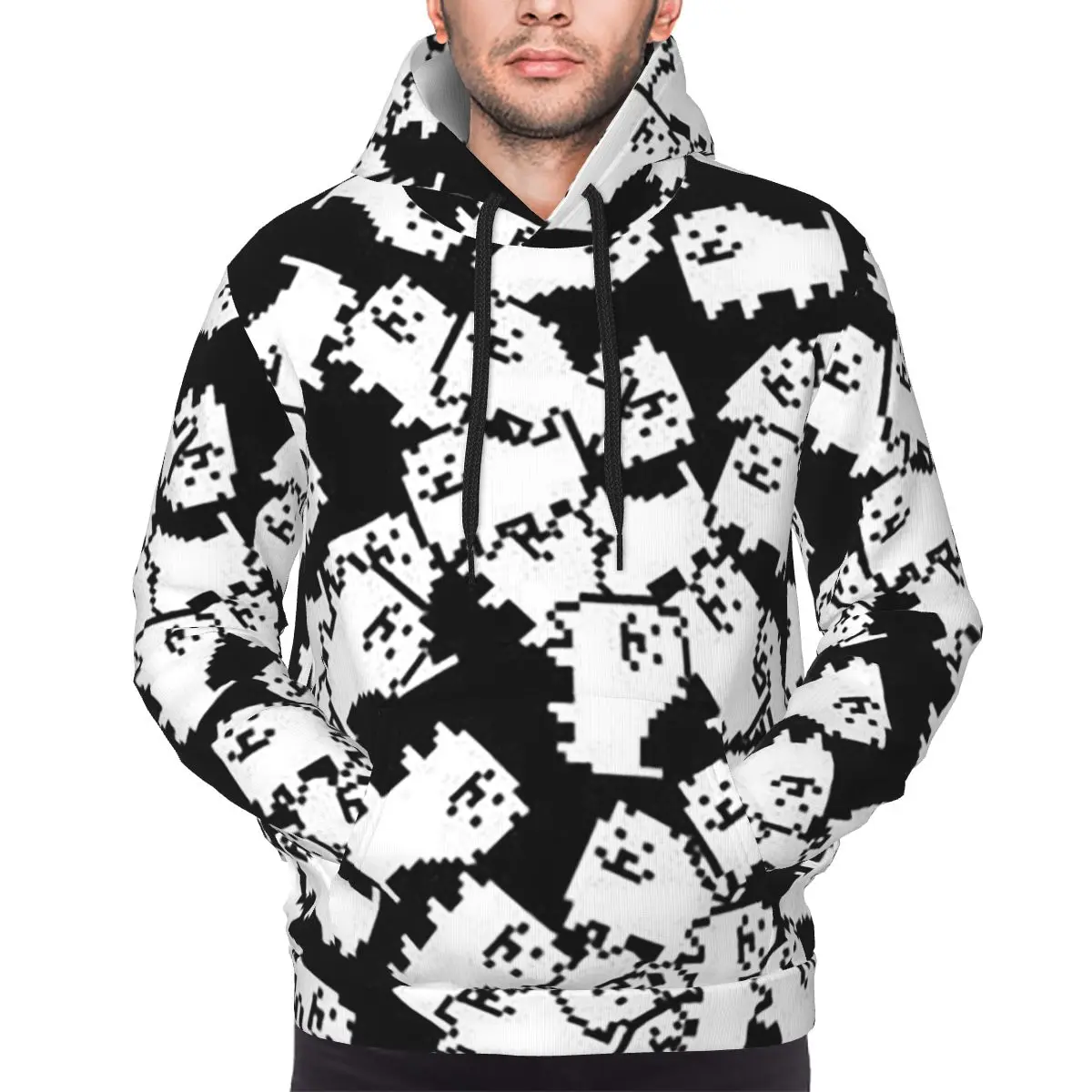 

Undertale Annoying Dog, милая толстовка с капюшоном в стиле Харадзюку, пуловер, осень-зима, мужские и женские толстовки, топы с длинными рукавами