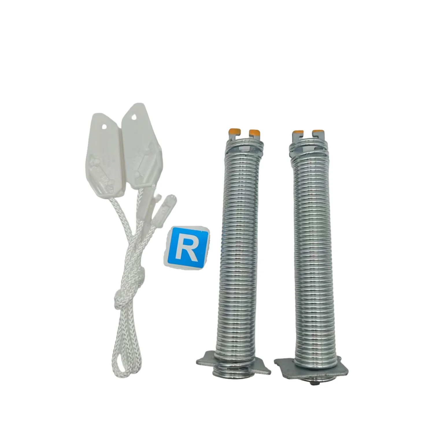 00754865  Dishwasher Door Cable Kit For Bosch Dishwashers 00626667 Door Spring Cable Kit  yellow  2 springs 2 cords - Image 3