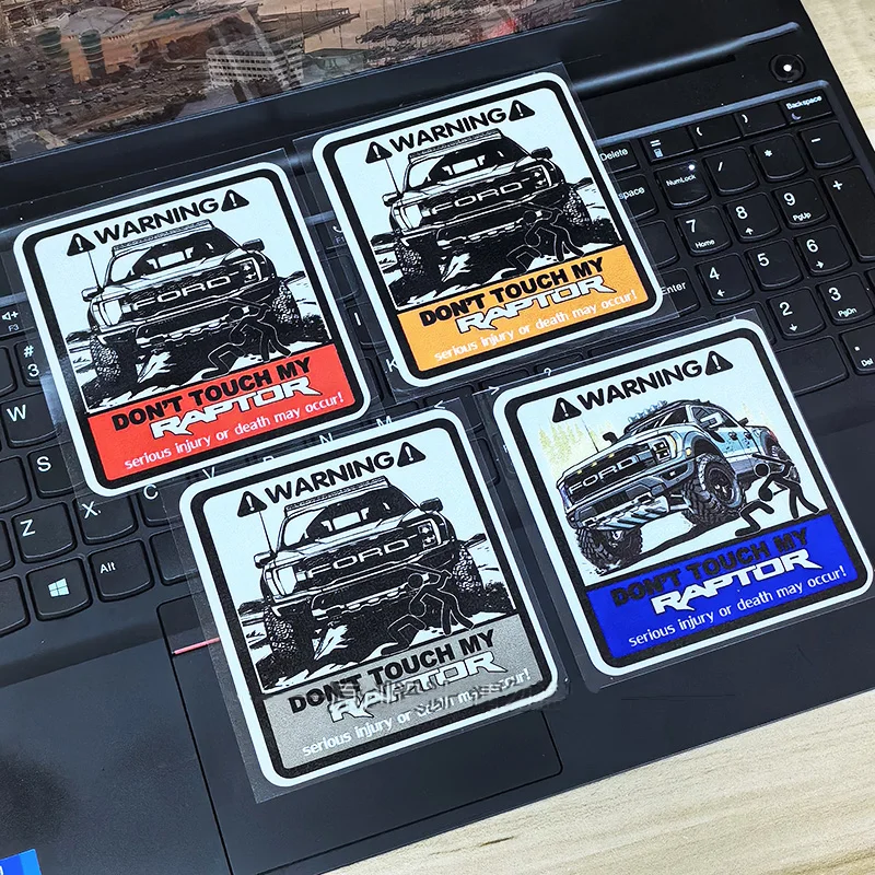 

Наклейки для стайлинга автомобилей для не прикасайся к мою Raptor, предупреждение, модель автомобиля, аппликация на кузов, наклейки на окно автомобиля