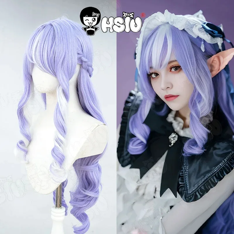 

Vivian Cospaly Wig HSIU 90CM light purple Mixed White Long Hair Synthetic Wig+Wig cap Game Zenless Zone Zero Vivian Cospaly