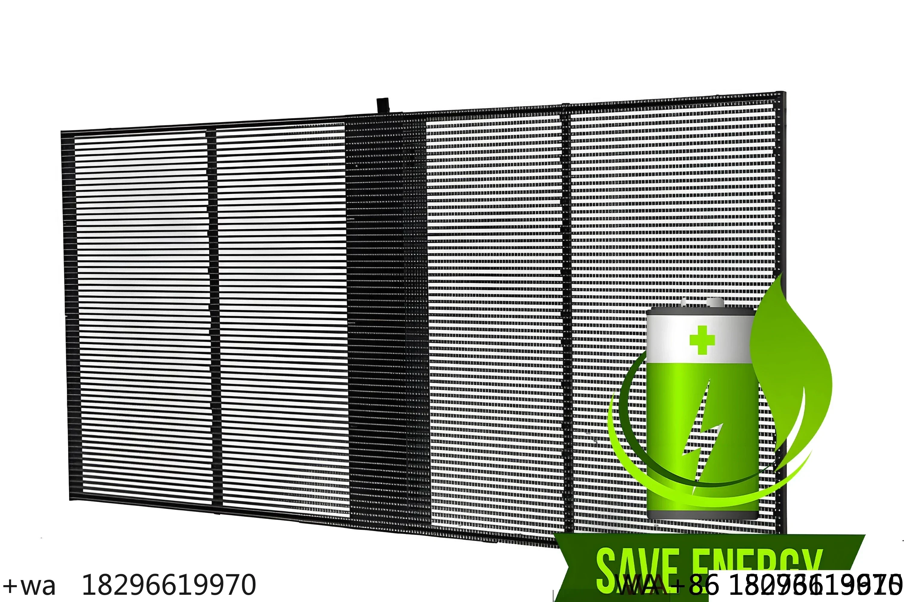 Transparent P3.91/P7.81 LED Display 1000x1000mm Panel for Indoor & Outdoor Rear Projection Factory Direct